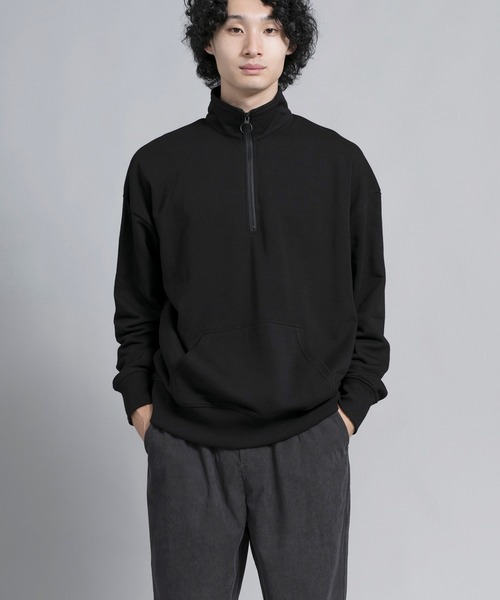 aimoha（アイモハ）の「aimoha men Urban Flex Half-Zip Pullover（スウェット・メンズ・ブラック/ダークグレー/バーガンディー・MEDIUM/LARGE/X-LARGE/XX-LARGE/XXX-LARGE）」の12枚目の写真
