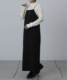 ウールライクIラインキャミワンピース