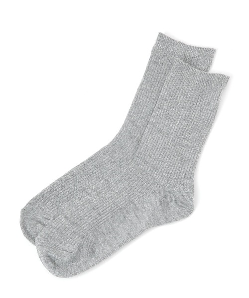 GLOBAL WORK（グローバルワーク）の「抗菌防臭リブラメソックス/144294（ソックス/靴下・レディース・ブラック/グリーン/ライトグレー・FREE）」の3枚目の写真