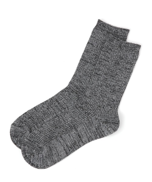 GLOBAL WORK（グローバルワーク）の「抗菌防臭リブラメソックス/144294（ソックス/靴下・レディース・ブラック/グリーン/ライトグレー・FREE）」の2枚目の写真