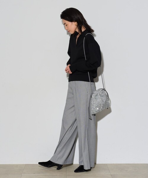 GALLEST(ギャレスト)の「ボンディングスキッパーポロTOPS(Tシャツ/カットソー・レディース・オリーブ/ブラック/アイボリー・38)」の19枚目の写真