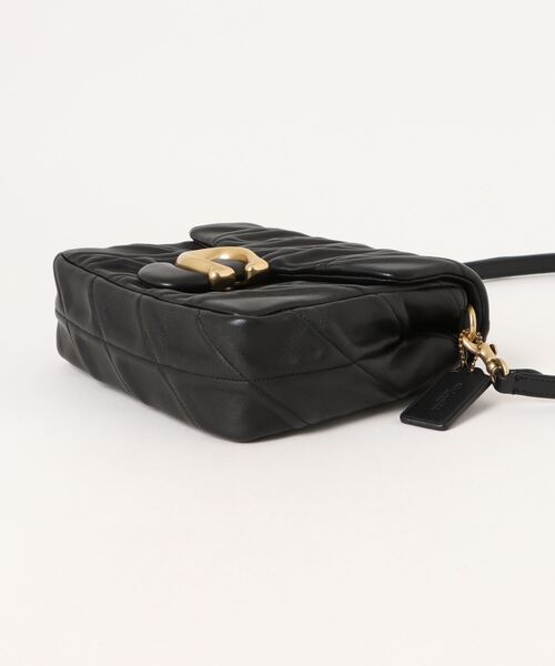COACH ブラック キルティングショルダーバッグ COACH ショルダーバッグ バッグ タビー ショルダー 26