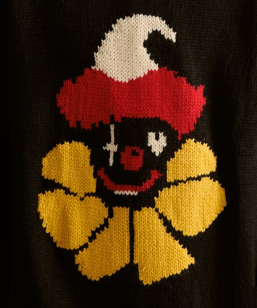 Revo.（レボ）の「Revo. ピエロパターン ジャガード ルーズニット プルオーバー（ニット/セーター・メンズ・ブラック/ネイビー/ナチュラル・1/2）」の16枚目の写真