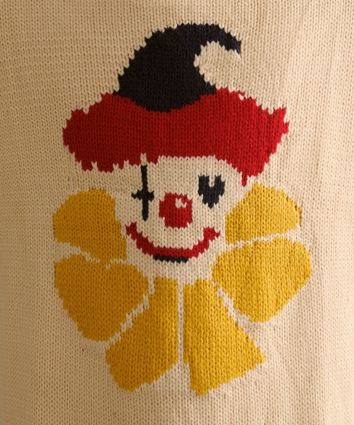 Revo.（レボ）の「Revo. ピエロパターン ジャガード ルーズニット プルオーバー（ニット/セーター・メンズ・ブラック/ネイビー/ナチュラル・1/2）」の17枚目の写真