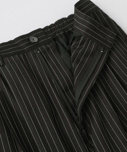 MONO-MART（モノマート）の「リベットデザインタックワイドスラックス（スラックス・メンズ・ネイビー/ブラック/グレー/アッシュブラウン・L/M）」の9枚目の写真