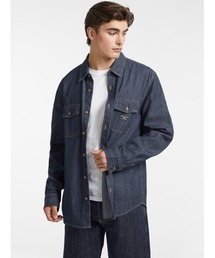 GUESS JEANS(�Q�X�W�[���Y)��GUESS JEANS CLASSIC Long-Sleeve Denim Shirt �f�j���V���c(�V���c/�u���E�X)