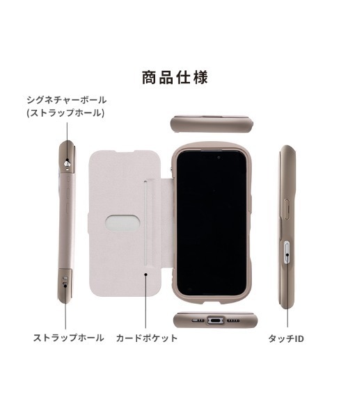 iFace(アイフェイス)の「iPhone 17/17 Pro/17e/16/16 Pro/16e/15/14/13 専用 iFace Reflection ダイアリー ポリカーボネート クリア ケース 手帳型ケース(スマホケース/カバー・レディース・ベージュ/ブラック/サックスブルー・iPhone 16/iPhone 16 Pro/iPhone 13/14/15/iPhone 16e/iPhone 17 Pro/iPhone 17)」の18枚目の写真