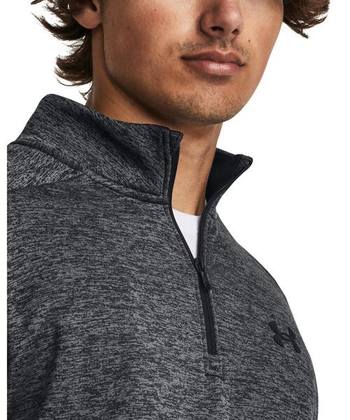 UNDER ARMOUR(アンダーアーマー)の「UAアーマーフリース ツイスト 1/4ジップ シャツ(トレーニング/メンズ)(スウェット・メンズ・ブラック・2XL/M/3XL/L/XL/S)」の4枚目の写真