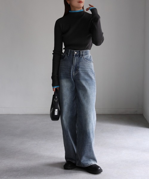 RISMAT by Y's✨️ウール リブニットバイカラー RISMAT by Y's✨️ウール リブニットバイカラー AUTUMN / WINTER 2020