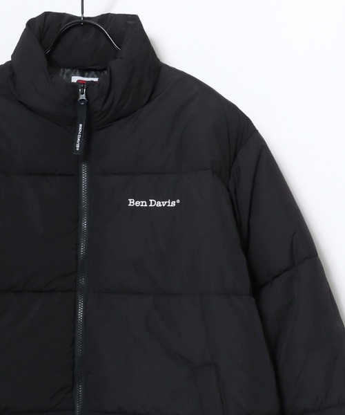 BEN DAVIS（ベンデイビス）の「BEN DAVIS/ベンデイビス BD PUFFER JACKET/オーバーサイズ パファージャケット/中綿 エコダウンジャケット/レディース メンズ（ダウンジャケット/コート・メンズ・ブラック/アイボリー・M/XL/L）」の4枚目の写真