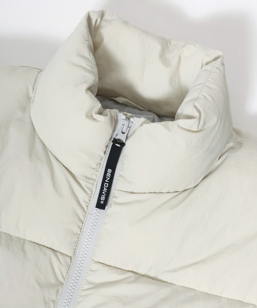 BEN DAVIS（ベンデイビス）の「BEN DAVIS/ベンデイビス BD PUFFER JACKET/オーバーサイズ パファージャケット/中綿 エコダウンジャケット/レディース メンズ（ダウンジャケット/コート・メンズ・ブラック/アイボリー・M/XL/L）」の9枚目の写真