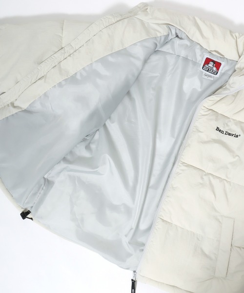 BEN DAVIS（ベンデイビス）の「BEN DAVIS/ベンデイビス BD PUFFER JACKET/オーバーサイズ パファージャケット/中綿 エコダウンジャケット/レディース メンズ（ダウンジャケット/コート・メンズ・ブラック/アイボリー・M/XL/L）」の15枚目の写真