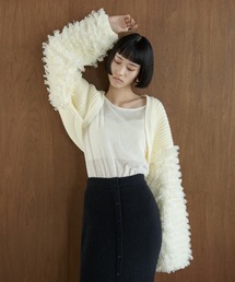 A・I・C エーアイシー カットソーカーディガン 肩開き アイボリー M