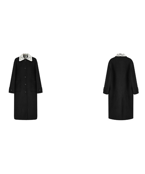 クロシェカラー ウールロングコート FQ24W065【Fano Studios