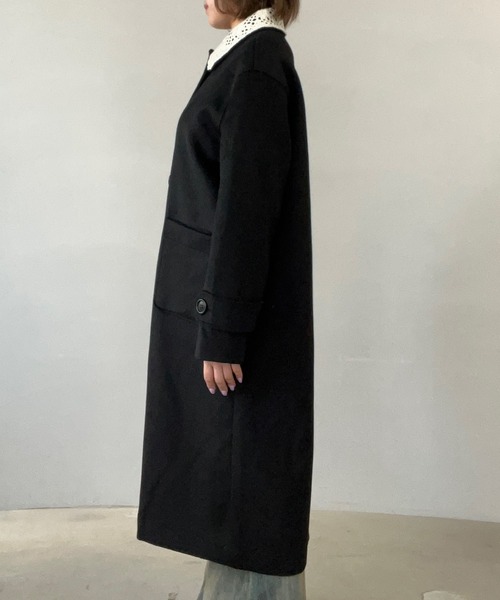 Fano Studios クロシェカラー ウールロングコート chuclla｜クロシェカラー ウールロングコート FQ24W065【Fano