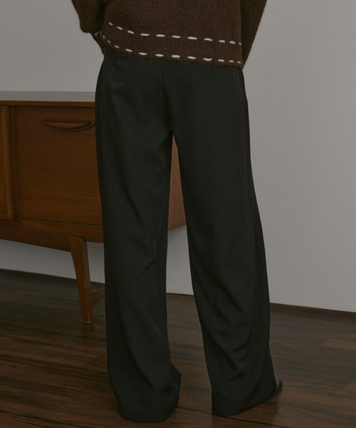 MERLOT（メルロー）の「サイドラップスラックス（スラックス・レディース・ブラック/チャコールグレー・FREE）」の18枚目の写真