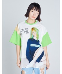 セール】3way reversible eyelet design tee / 3ウェイリバーシブル