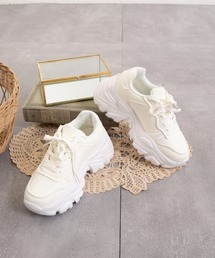 カットワークボリュームソールスニーカー