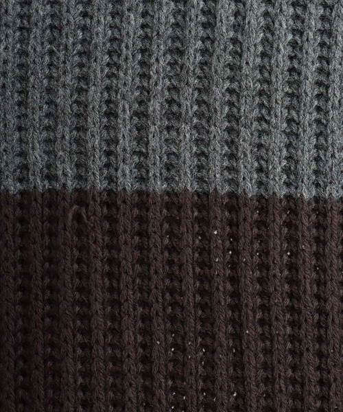 FUNALIVE(ファンアライブ)の「保湿 ボーダースヌード(ネックウォーマー/スヌード・メンズ・ブラウン系/ライトグレー系・FREE)」の5枚目の写真