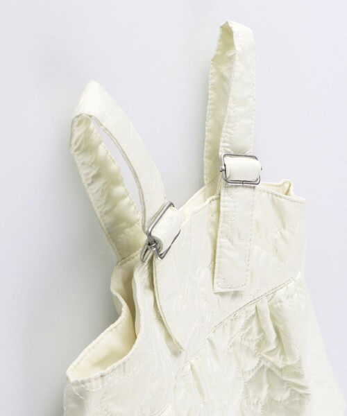 BRANSHES（ブランシェス）の「【ベビー】キルティングジャンパースカート（その他ベビーウェア・キッズ・アイボリー/カーキ・70/80）」の5枚目の写真