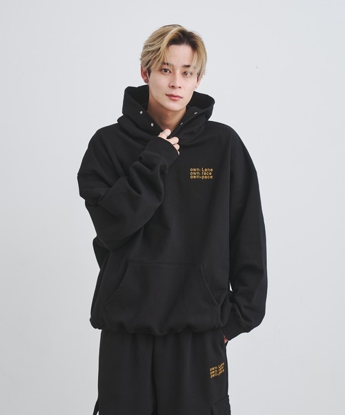 しの パーカー フーディ S チャコールグレー INTER FACTORY しの パーカー フーディ S チャコールグレー INTER FACTORY