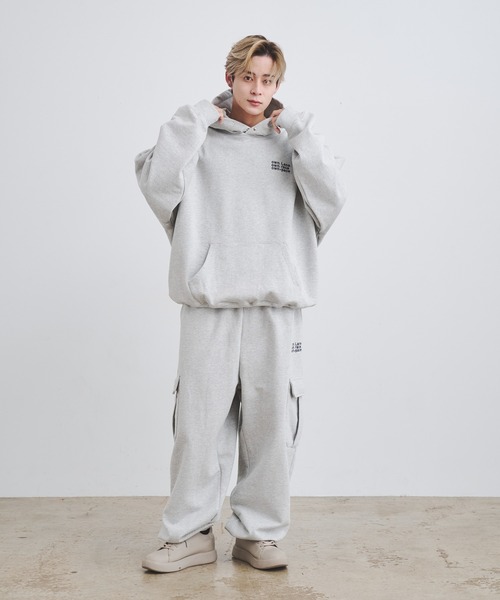 INTER FACTORY（インターファクトリー）の「かつや - スナップボタンフーディー - made in INTER FACTORY（パーカー・メンズ・ブラック/ブルー/グレー・LARGE/MEDIUM）」の9枚目の写真