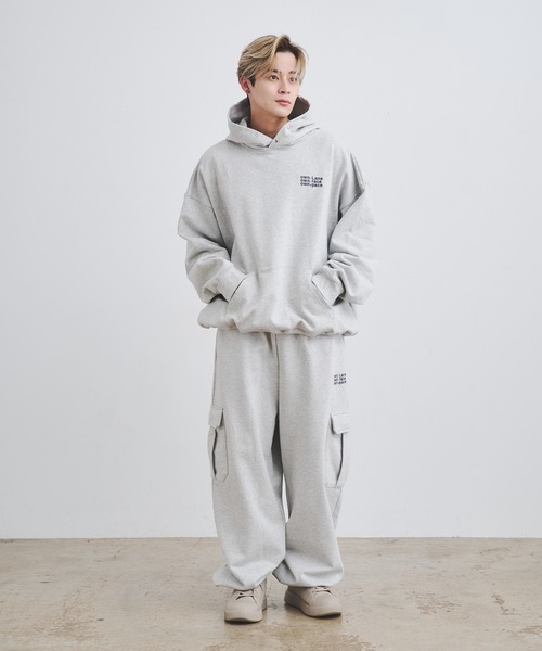 INTER FACTORY（インターファクトリー）の「かつや - スナップボタンフーディー - made in INTER FACTORY（パーカー・メンズ・ブラック/ブルー/グレー・LARGE/MEDIUM）」の10枚目の写真