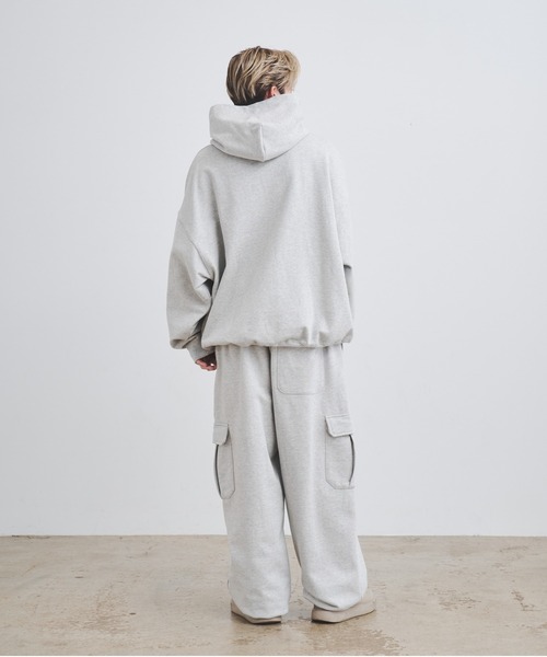 INTER FACTORY（インターファクトリー）の「かつや - スナップボタンフーディー - made in INTER FACTORY（パーカー・メンズ・ブラック/ブルー/グレー・LARGE/MEDIUM）」の12枚目の写真