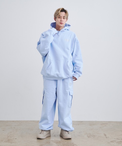 INTER FACTORY（インターファクトリー）の「かつや - スナップボタンフーディー - made in INTER FACTORY（パーカー・メンズ・ブラック/ブルー/グレー・LARGE/MEDIUM）」の14枚目の写真