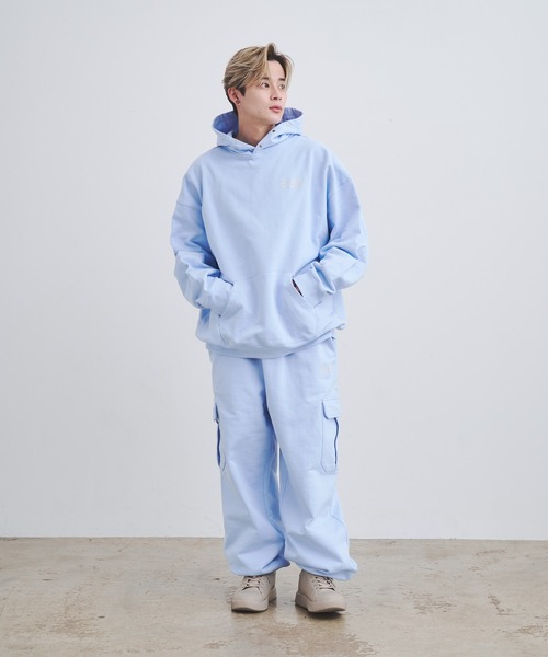 INTER FACTORY（インターファクトリー）の「かつや - スナップボタンフーディー - made in INTER FACTORY（パーカー・メンズ・ブラック/ブルー/グレー・LARGE/MEDIUM）」の15枚目の写真