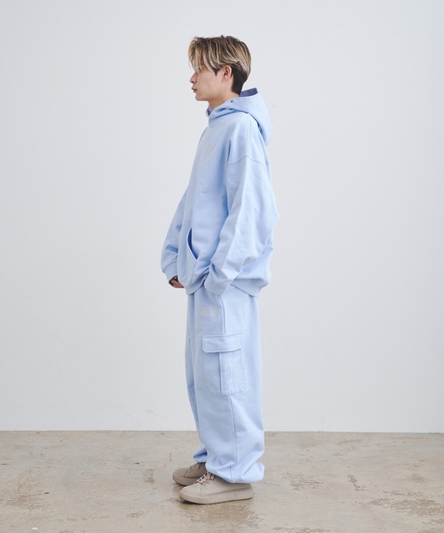 INTER FACTORY（インターファクトリー）の「かつや - スナップボタンフーディー - made in INTER FACTORY（パーカー・メンズ・ブラック/ブルー/グレー・LARGE/MEDIUM）」の17枚目の写真