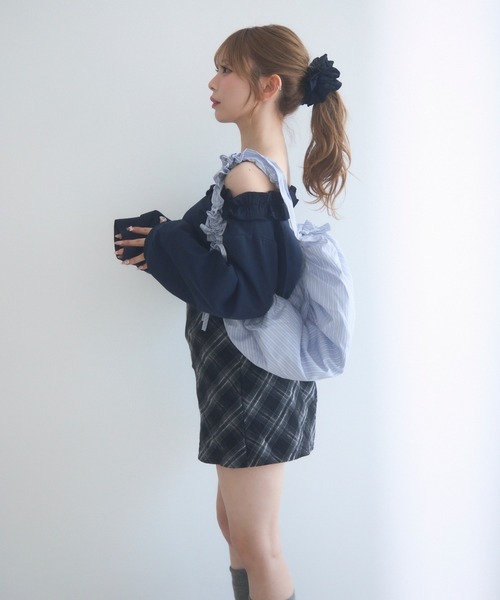 TITTY&CO.（ティティーアンドコー）の「チェック柄タイトスカート（スカート・レディース・グレー/レッド/ブラウン・SMALL/MEDIUM）」の19枚目の写真