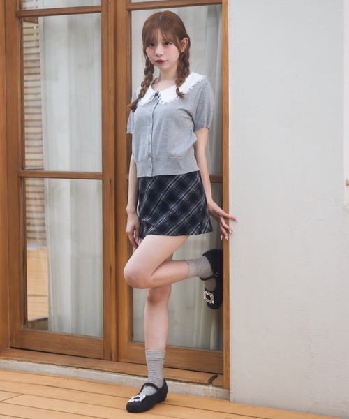 CHANEL チェック柄 タイトスカート 34 CHANEL チェック柄 タイトスカート 34