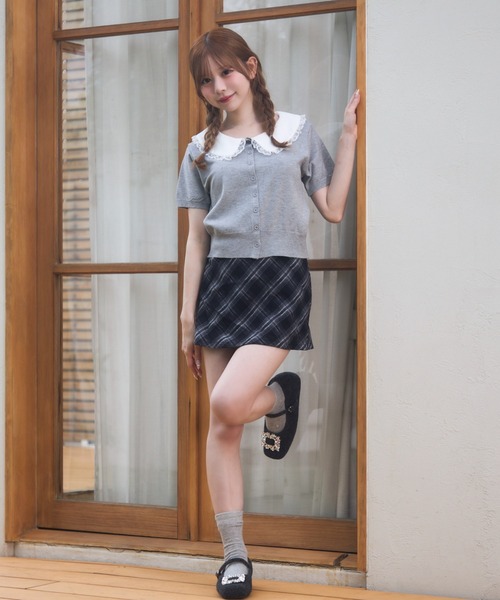 TITTY&CO.（ティティーアンドコー）の「チェック柄タイトスカート