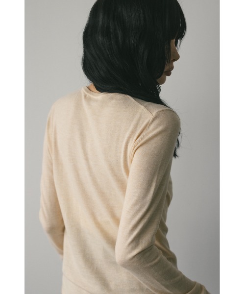 STYLEMIXER（スタイルミキサー）の「ウォッシャブルクルーネックニット（ニット/セーター・レディース・ブルー/アイボリー/ブラック・FREE）」の11枚目の写真