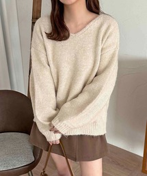 【apres jour clair】袖ボリュームニット【ZOZOTOWN限定アイテム】