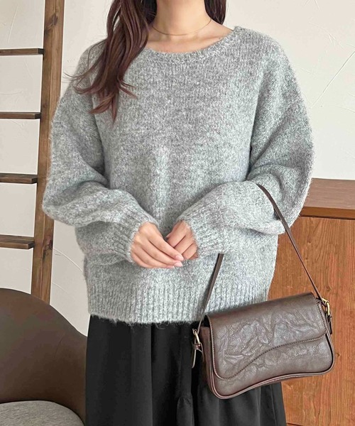 apres jour clair(アプレジュールクレア)の「【apres jour clair】袖ボリュームニット【ZOZOTOWN限定アイテム】(ニット/セーター・レディース・アイボリー/グレー/オレンジ系その他/ベージュ系その他・フリー/X-LARGE)」の15枚目の写真