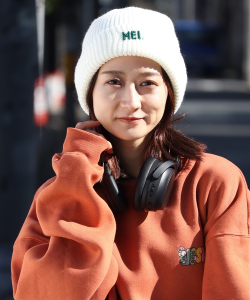 MEI（メイ）の「【MEI/メイ】MEI 3D EMB WATCH ACRYLIC/ロゴ刺繍 リブ編みニットキャップ/ビーニー（ニットキャップ/ビーニー・メンズ・ブラック/ライトパープル/グレー/ホワイト/ライトブルー/ベージュ/グリーン・FREE）」の10枚目の写真