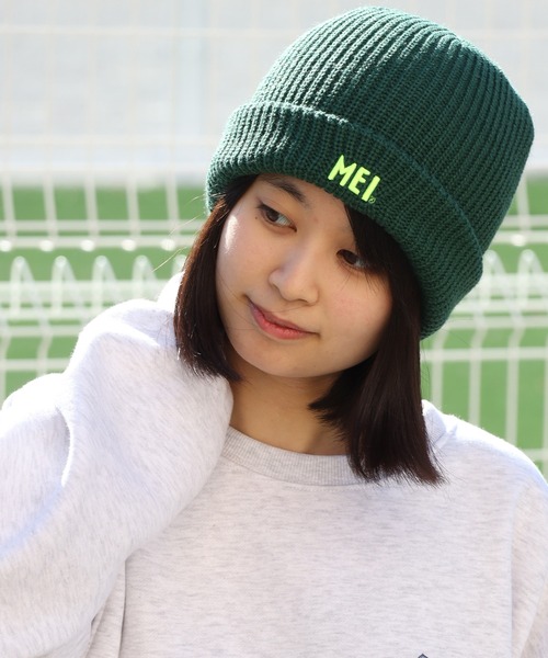 MEI（メイ）の「【MEI/メイ】MEI 3D EMB WATCH ACRYLIC/ロゴ刺繍 リブ編みニットキャップ/ビーニー（ニットキャップ/ビーニー・メンズ・ブラック/ライトパープル/グレー/ホワイト/ライトブルー/ベージュ/グリーン・FREE）」の20枚目の写真