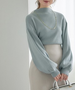 LAUTREAMONT / ロートレアモン 艶感ボーダーニット≪手洗い可能≫ 艶感ボーダーニット≪手洗い可能≫ | ロートレアモン