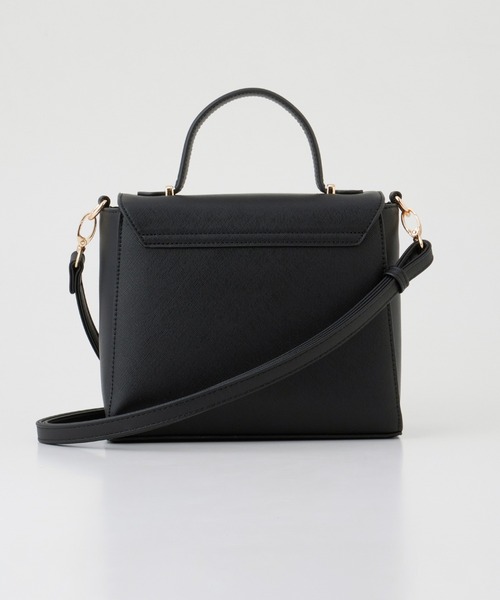 Honeys（ハニーズ）の「フラップハンドバッグ（ハンドバッグ・レディース・アイボリー/グレイッシュベージュ/ブラック・FREE）」の14枚目の写真