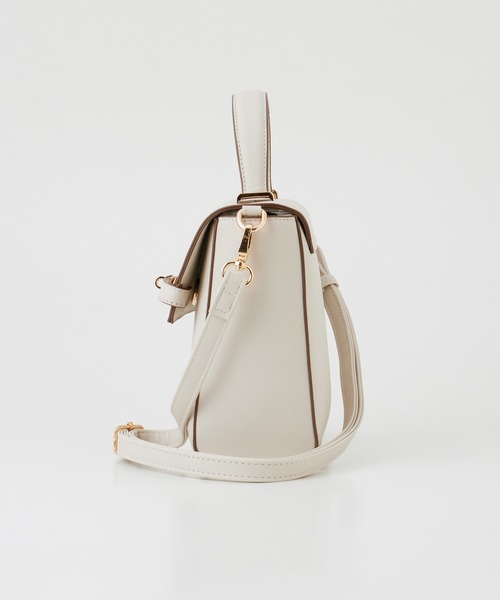 Honeys（ハニーズ）の「フラップハンドバッグ（ハンドバッグ・レディース・アイボリー/グレイッシュベージュ/ブラック・FREE）」の20枚目の写真