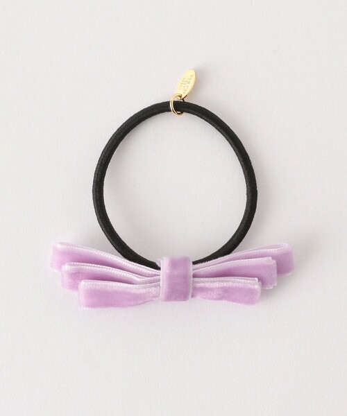 【T-255】ロゴヘアリボン　キッズヘアリボン　キッズヘアゴム T-255】ロゴヘアリボンキッズヘアリボンキッズヘアゴム