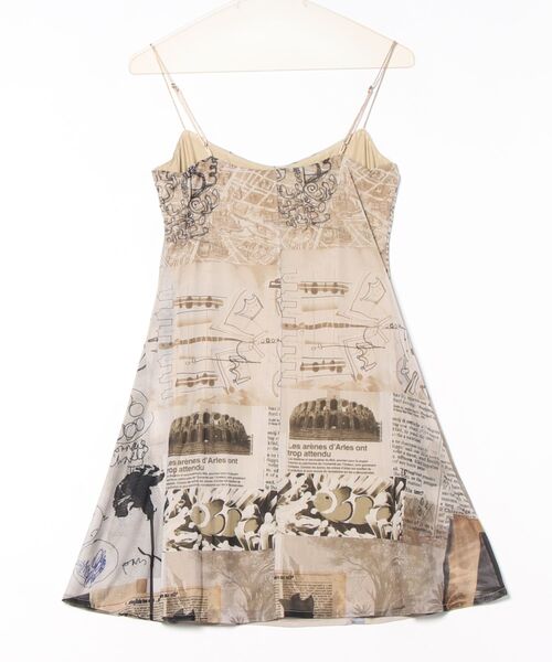 Desigual（デシグアル）の「ラクロワプリント アートスケッチ キャミソールワンピース（ワンピース・レディース・ブラウン・XL/L/M/S/XS）」の2枚目の写真