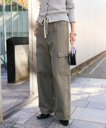 RIVE DROITE | 予約【コーディネートの外しに】ドロストカーゴパンツ(カーゴパンツ)