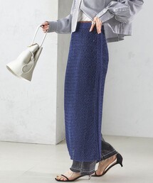 LOGAN knitting mills（ローガンニッティングミルズ）の「LOGAN KNITTING MILLS:〈手洗い可能〉クロシェ スカート（スカート）」
