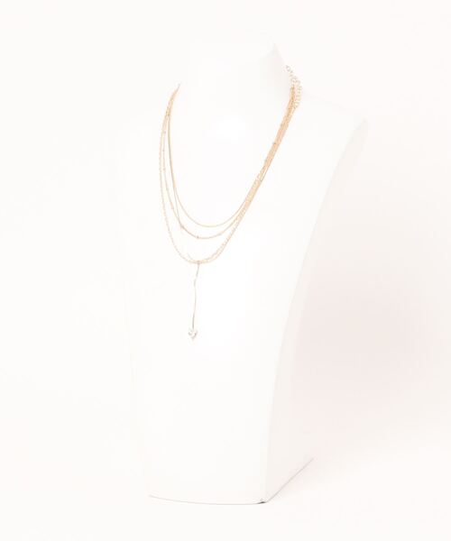 FOREVER 21（フォーエバー トゥエンティーワン）の「4連ネックレス（ネックレス・レディース・ゴールド・FREE）」の6枚目の写真