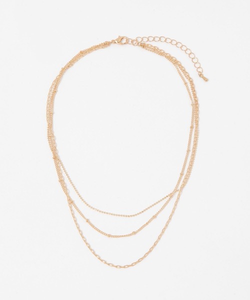 FOREVER 21（フォーエバー トゥエンティーワン）の「4連ネックレス（ネックレス・レディース・ゴールド・FREE）」の3枚目の写真