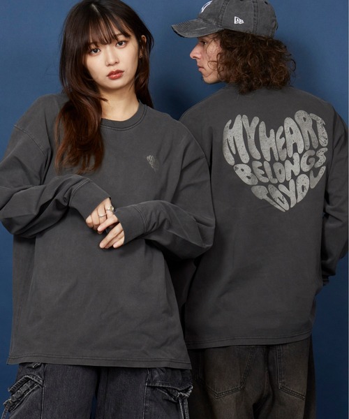 unrelaxing(アンリラクシング)の「ヴィンテージライク 古着風 綿100%ピグメント加工TプリントTシャツ ロングTシャツ(Tシャツ/カットソー・メンズ・ブラック×シルバー/ブラック系2/ブラック系4/ブラック/ブラック系その他2/ブラック×レッド/ブラック系6/ブラック系7/ブラック系8/その他27/その他28/ブラック系その他6/ブラック系1/ブラック系3/その他10/A/その他19/ライトブラック/ブラック×ゴールド/その他13/スミクロ/ブラック系その他7/ブラウン系9/ブラック系その他/ブラック系その他3/ブラック系その他5/ブラック×ブルー/その他12/その他20/その他21/ブラック系5/その他29/ブラウン系・SMALL/MEDIUM/LARGE/X-LARGE)」の18枚目の写真