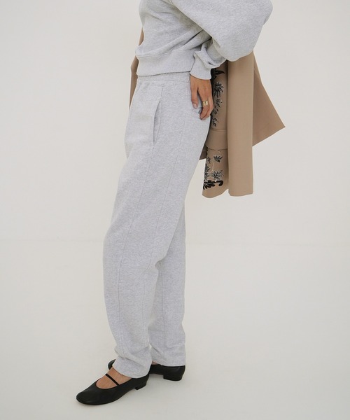 CLANE(クラネ)の「CURVE LINE SWEAT PANTS(スウェットパンツ・レディース・ブラック/ホワイト/グレー・1/0/2)」の11枚目の写真